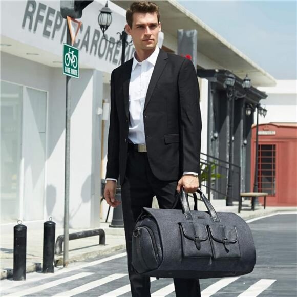 Carry on Garment Bag for Travel Convertible Garment Duffel Suit Bag - Picture 2 of 14